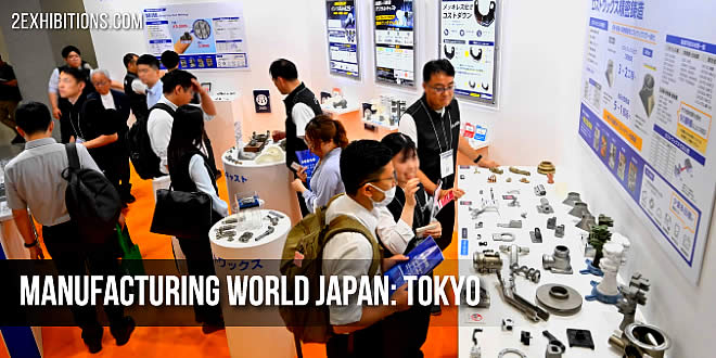 Manufacturing World Tokyo is composed of 12 specialised shows, covering key areas such as DX, 3D printing, and energy-efficient solutions