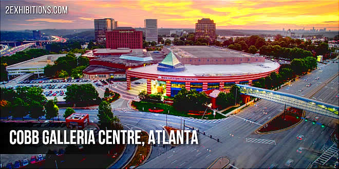 The venue operates under the direction of the Cobb-Marietta Coliseum and Exhibit Hall Authority and is located at the intersection of three major highways