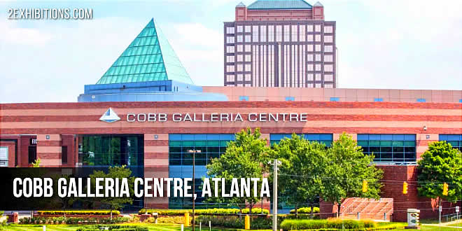 Cobb Galleria Centre was constructed in 1994 by the Cobb-Marietta Coliseum and Exhibit Hall Authority