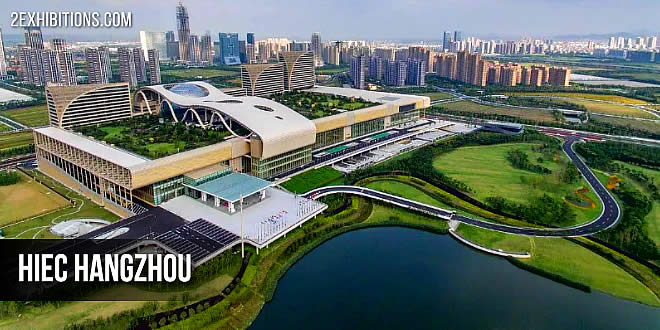 The Hangzhou International Expo Center, a key project in Zhejiang Province, spans 840,000 square meters.