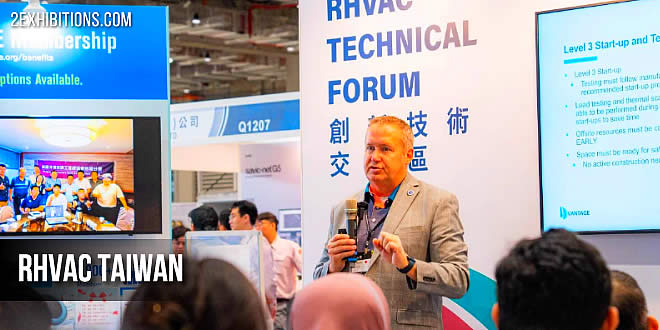 RHVAC Taiwan will return as one of Asia’s key exhibitions for refrigeration, heating, ventilation, and air conditioning technologies