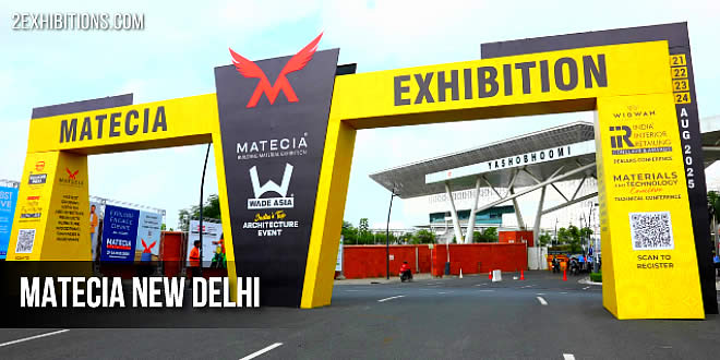 MATECIA National Edition in New Delhi is India’s largest marketplace for interiors and building materials, hosted at Yashobhoomi (IICC), Dwarka