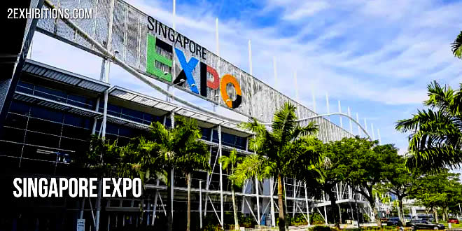 Singapore Expo is the largest convention and exhibition venue in Singapore with over 100,000 square metres of column-free, indoor space spread over 10 halls
