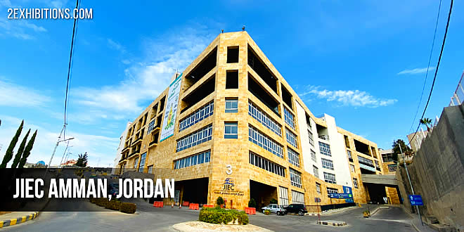 The Jordan International Exhibition Center (JIEC) is Jordan's premier trade fair and conference venue, spanning 11,000 square metres in the capital city of Amman
