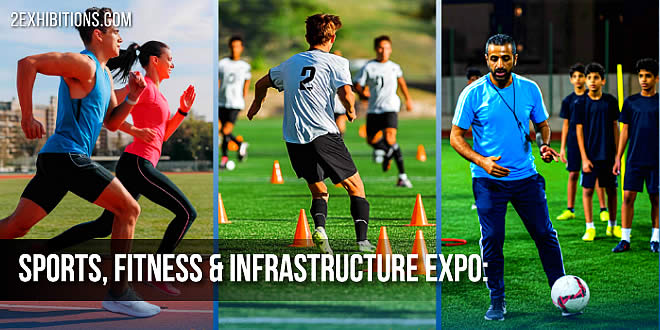INDIA'S PREMIER integrated expo for sports, tech, fitness and infrastructure