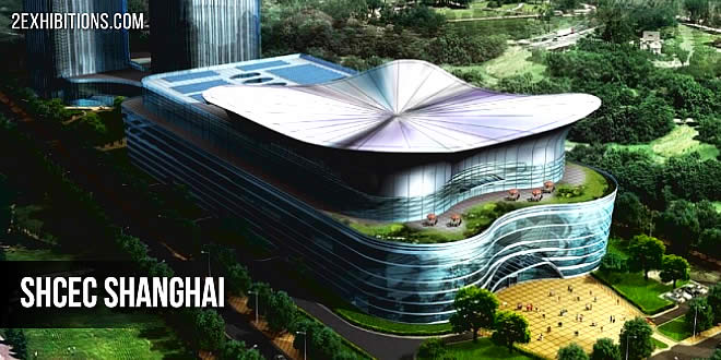 Shanghai Convention & Exhibition Center Of International Sourcing lies on the south end of Zhongjiang Road in Changfeng ECO-business Zone