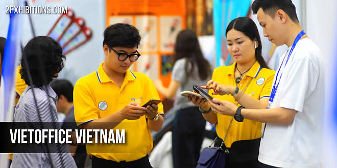 4 main exhibits: Stationery; Office Machine & Equipment; Office; Accessories & Gifts.