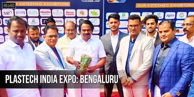 Plastech India Expo is a premier event for the plastics industry in India being held in Bangalore, India