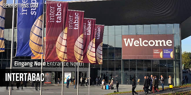 InterTabac trade fair showcases tobacco products and smoking accessories, especially E-cigarettes and liquids, drawing retailers