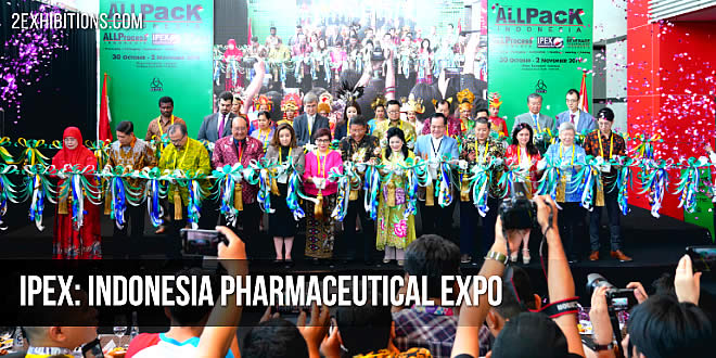Premier B2B trade exhibition dedicated to pharmaceutical, processing and packaging industries in Indonesia